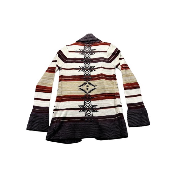 BCBG MAXAZARIA Acrylic womans long sleeve open shrug multicolored size medium - Picture 2 of 8